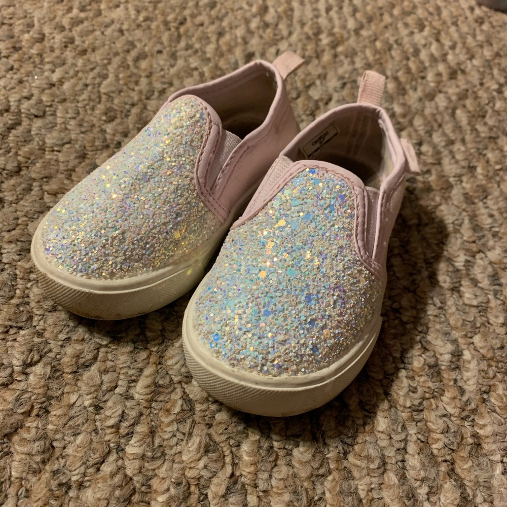 Osh Kosh infant girls Sparkly shoes size 5